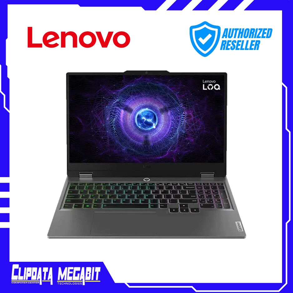LENOVO LOQ 15IRX9 (83DV016RPH) | i5-13450HX | 8GB RAM | 512G SSD | RTX 4050 6GB | 15.6" FHD 144HZ | WINDOWS 11 | MICROSOFT OFFICE HOME 2024